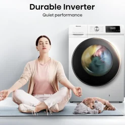 Hisense WFQA9014EVJM 9kg 1400 Spin Freestanding Front Load Washing Machine White