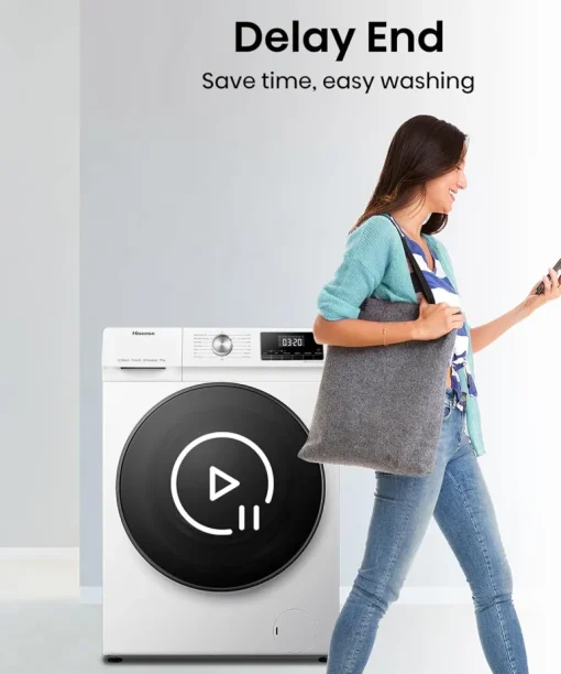 Hisense WFQA9014EVJM 9kg 1400 Spin Freestanding Front Load Washing Machine White