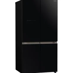 Hitachi RWB640VGB1GBK 4 DOOR Refrigerator Luxury 638L Vacuum Compartment Glass Black