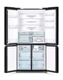 Hitachi RWB640VGB1GBK 4 DOOR Refrigerator Luxury 638L Vacuum Compartment Glass Black