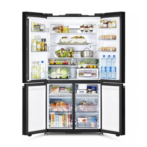 Hitachi RWB640VGB1XMGW French Bottom Freezer Luxury 638L Vacuum Compartment Matt Glass White