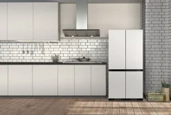 Hitachi RWB640VGB1XMGW French Bottom Freezer Luxury 638L Vacuum Compartment Matt Glass White