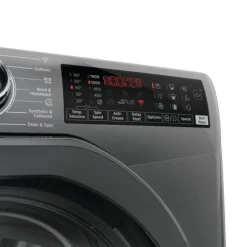 Hoover H3WPS496TMRR6 9kg 1400 Spin Washing Machine Graphite