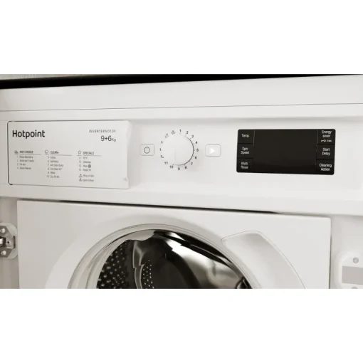 Hotpoint BIWDHG961485 Integrated Washer Dryer With 1400 Spin White