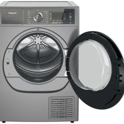 Hotpoint H8D94SBUK Gentlepower 9kg Heat Pump Tumble Dryer Silver