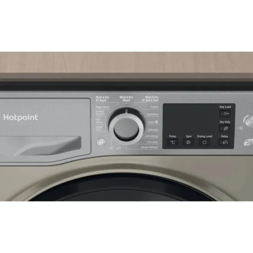 Hotpoint NDB8635GK 8+6kg 1400 Spin Washer Dryer Graphite