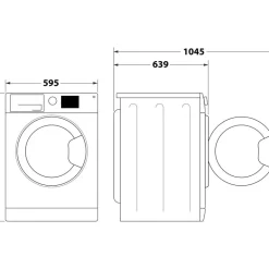 Hotpoint NDB11724WUK 11+7kg Freestanding Washer Dryer White