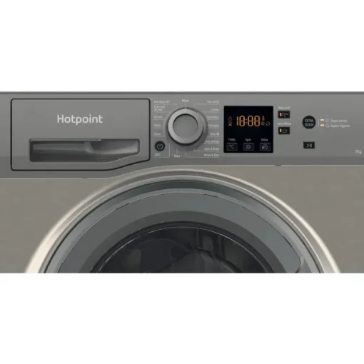 Hotpoint NSWF743UGGUKN 7kg 1400 Spin Washing Machine Graphite