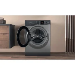 Hotpoint NSWF743UGGUKN 7kg 1400 Spin Washing Machine Graphite
