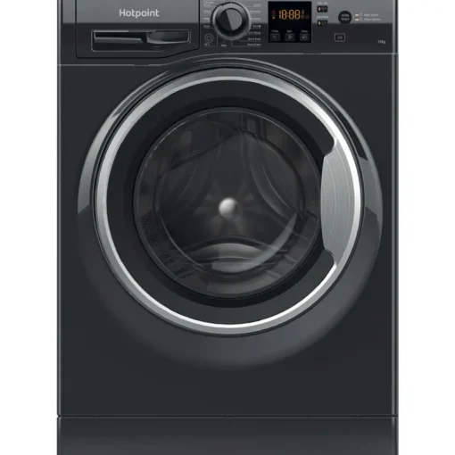 Hotpoint NSWM1046BSUK 10kg 1400 Spin Washing Machine Black