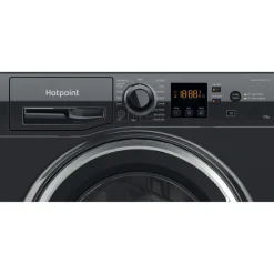 Hotpoint NSWM1046BSUK 10kg 1400 Spin Washing Machine Black