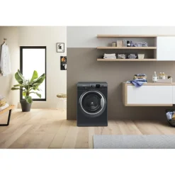Hotpoint NSWM1046BSUK 10kg 1400 Spin Washing Machine Black