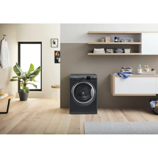 Hotpoint NSWM1046BSUK 10kg 1400 Spin Washing Machine Black