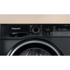Hotpoint NSWM1046BSUK 10kg 1400 Spin Washing Machine Black