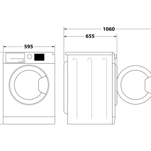 Hotpoint NTM1192UK 9kg Heat Pump Tumble Dryer White