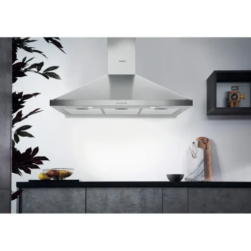 Hotpoint PHPN95FLMX1 Cooker Hood Stainless Steel