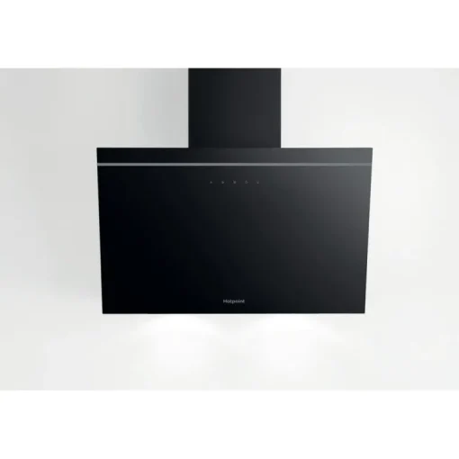 Hotpoint PHVP62FLTK 60cm Angled Wall Cooker Hood Black