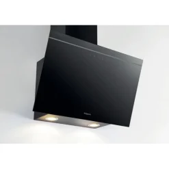 Hotpoint PHVP62FLTK 60cm Angled Wall Cooker Hood Black