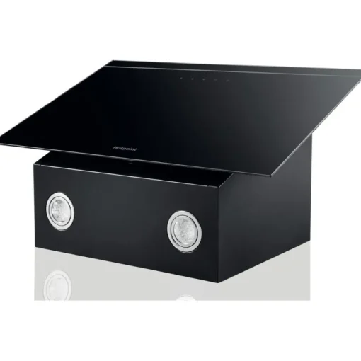 Hotpoint PHVP62FLTK 60cm Angled Wall Cooker Hood Black