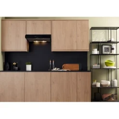 Hotpoint PSLMO65FLSK 60cm Conventional Cooker Hood Black
