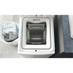 Hotpoint WMTF722UUKN Top Loading 7kg Washing Machine With 1200 Spin White