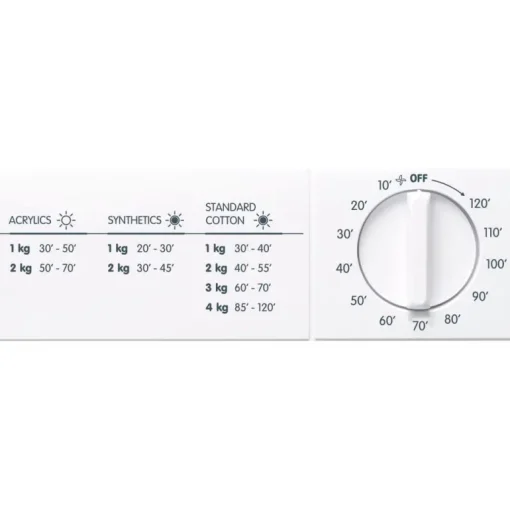 Indesit NIS41V 4kg Compact Front Vented Tumble Dryer White
