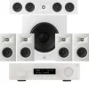 JBL MA510 5.2ch 8K AV Receiver with JBL Stage 250B 5.1 Speaker Package White
