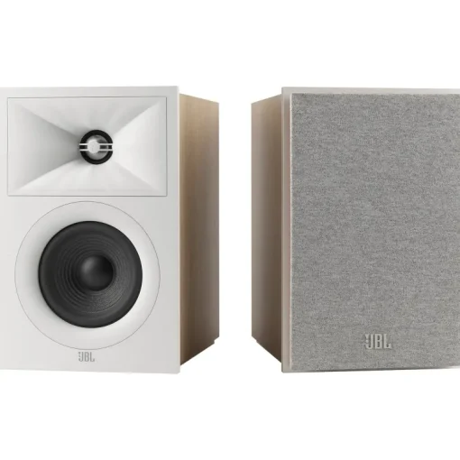 JBL STAGE240B 2 Way 4.5 Inch Bookshelf Speakers Pair White
