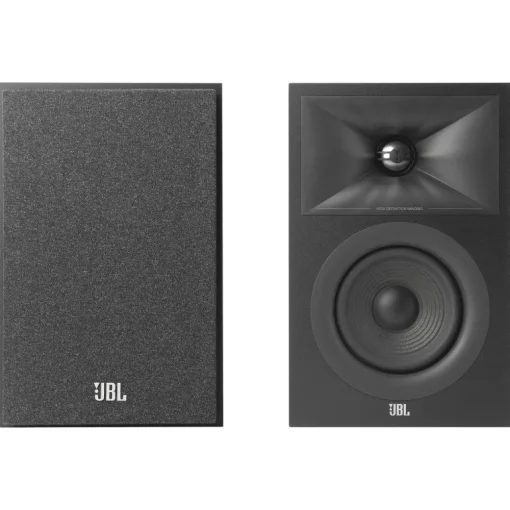 JBL STAGE240B 2 Way 4.5 Inch Bookshelf Speakers Pair Black