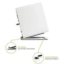 Kanto S4 Medium Desktop Speaker Stands White