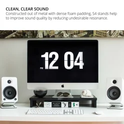 Kanto S4 Medium Desktop Speaker Stands White