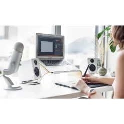 Kanto S2 Small Desktop Speaker Stands White