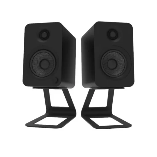Kanto SE4 Medium Elevated Desktop Speaker Stands Black