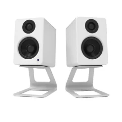 Kanto SE2 Small Elevated Desktop Speaker Stands White