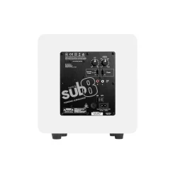 Kanto SUB8 Vinyl Subwoofer Matte White