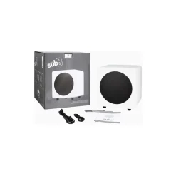 Kanto SUB8 Vinyl Subwoofer Matte White