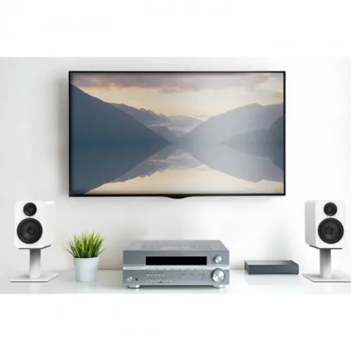 Kanto YUP4 Passive 4 inch Bookshelf Speakers Matte White