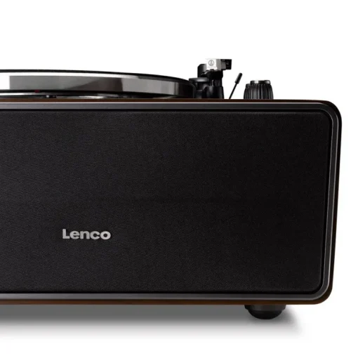 Lenco LS-470WA Belt Drive Bluetooth Turntable with Built In Speaker Walnut