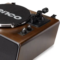 Lenco LS-470WA Belt Drive Bluetooth Turntable with Built In Speaker Walnut