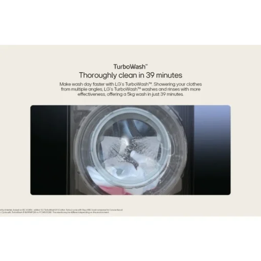 LG FWY606WWLN1 10+6kg 1400 Spin Washer Dryer White