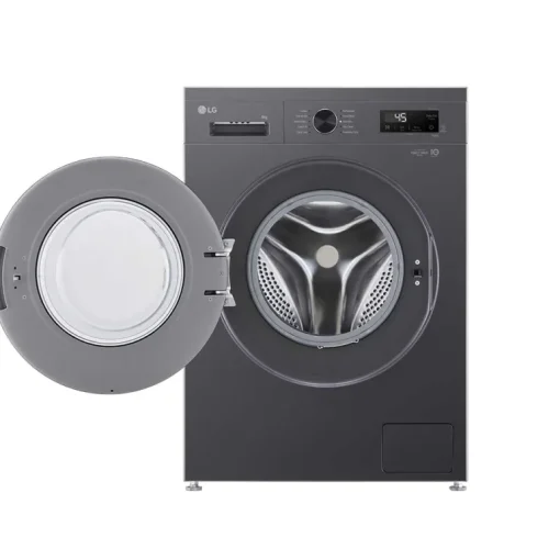 LG F4X1009NMK 9kg 1400 Spin X10 Series Direct Drive WiFi Enabled Washing Machine Grey