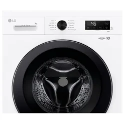 LG F4X1009NWK X10 Series Direct Drive WiFi-enabled 9 kg 1400 Spin Washing Machine White