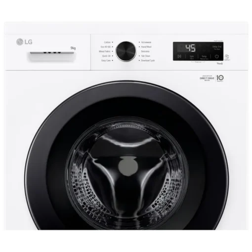 LG F4X1009NWK X10 Series Direct Drive WiFi-enabled 9 kg 1400 Spin Washing Machine White