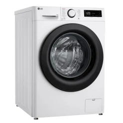 LG F4Y511WBLN1 11kg Steam 1400 Spin Freestanding Front Load Washing Machine White - A Rated