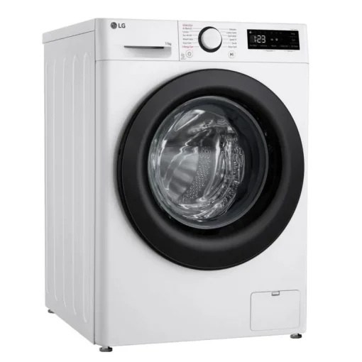 LG F4Y511WBLN1 11kg Steam 1400 Spin Freestanding Front Load Washing Machine White - A Rated