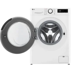 LG F4Y511WBLN1 11kg Steam 1400 Spin Freestanding Front Load Washing Machine White - A Rated