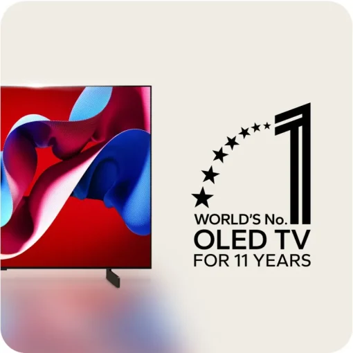 LG OLED42C44LA 42 Inch C4 4K Ultra HD HDR OLED Evo Smart TV 2024
