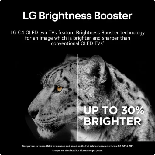 LG OLED42C44LA 42 Inch C4 4K Ultra HD HDR OLED Evo Smart TV 2024