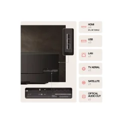 LG OLED83C44LA 83 Inch OLED evo AI C4 4K UHD HDR Smart TV 2024