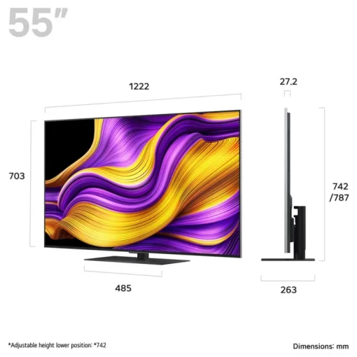 LG OLED55G56LS 55 Inch OLED evo AI G5 4K Ultra HD Smart TV 2025